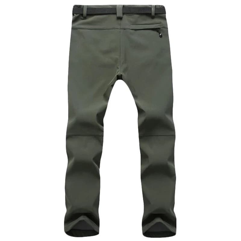 Pantalon stretch waterproof homme hiver épais chaud pêche polaire peau de requin tactique