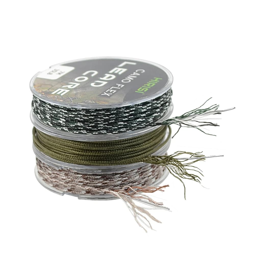 Leadcore carp fishing 35LB 7m pour confection de hair rigs 3 couleurs tressé plombé équipement carpe