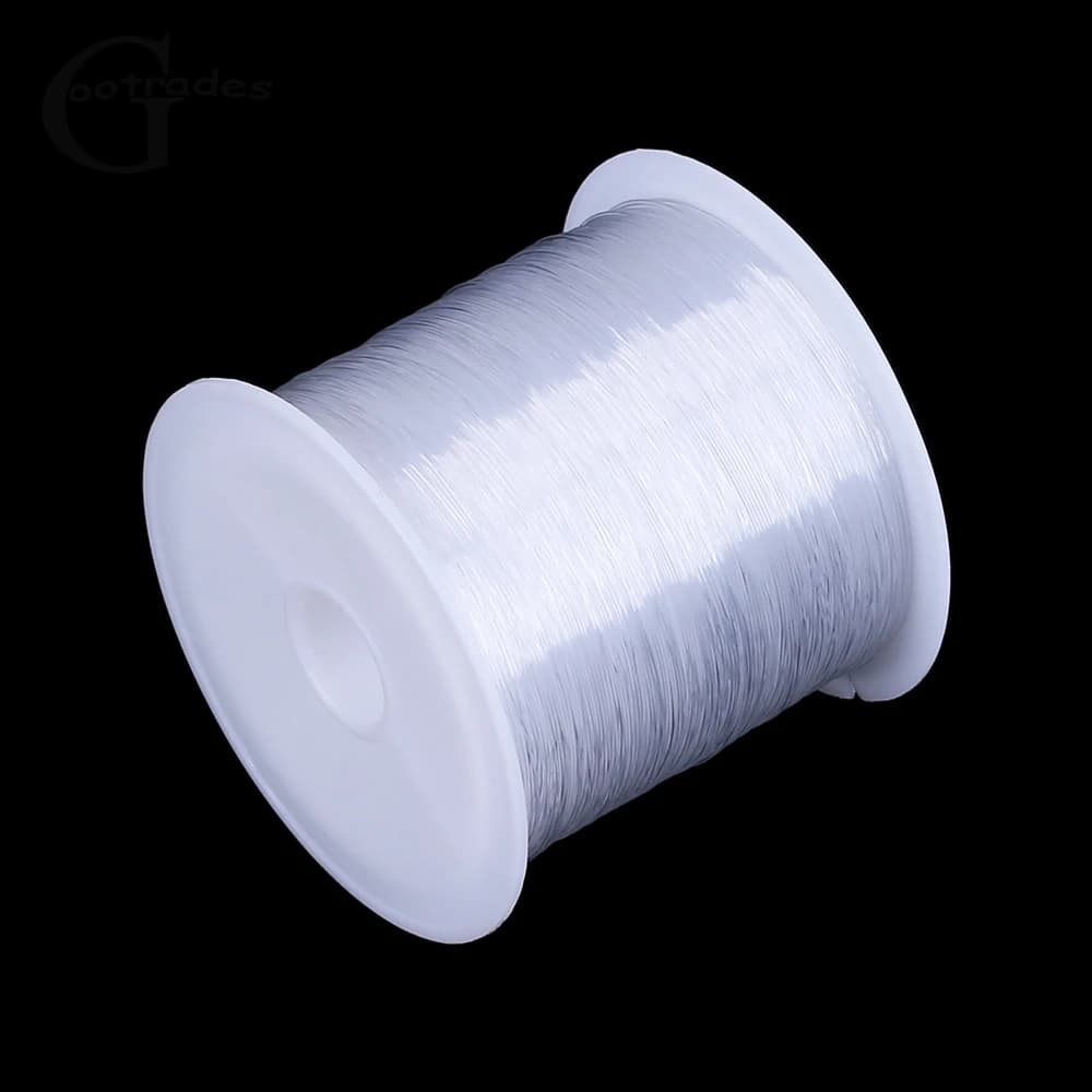 Ligne de pêche PE Crystal Extra Forte Fil Tressé Nylon Monofilament 0.2 à 0.6mm Longueur au