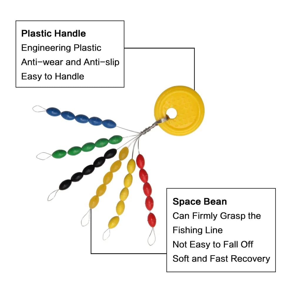 Stops ovale Easy Catch 150 pièces pour plombs et flotteurs, connecteur ligne de pêche robuste