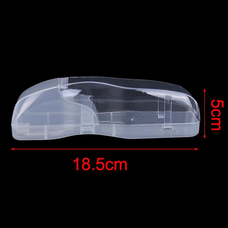Étui portable transparent pour lunettes de pêche anti-buée unisexe pratique