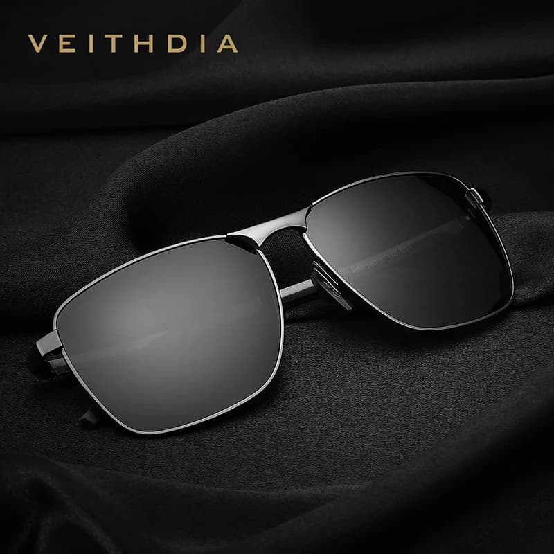 Lunettes de sport vintage VEITHDIA pour pêche - Lentilles polarisées UV400 V2462