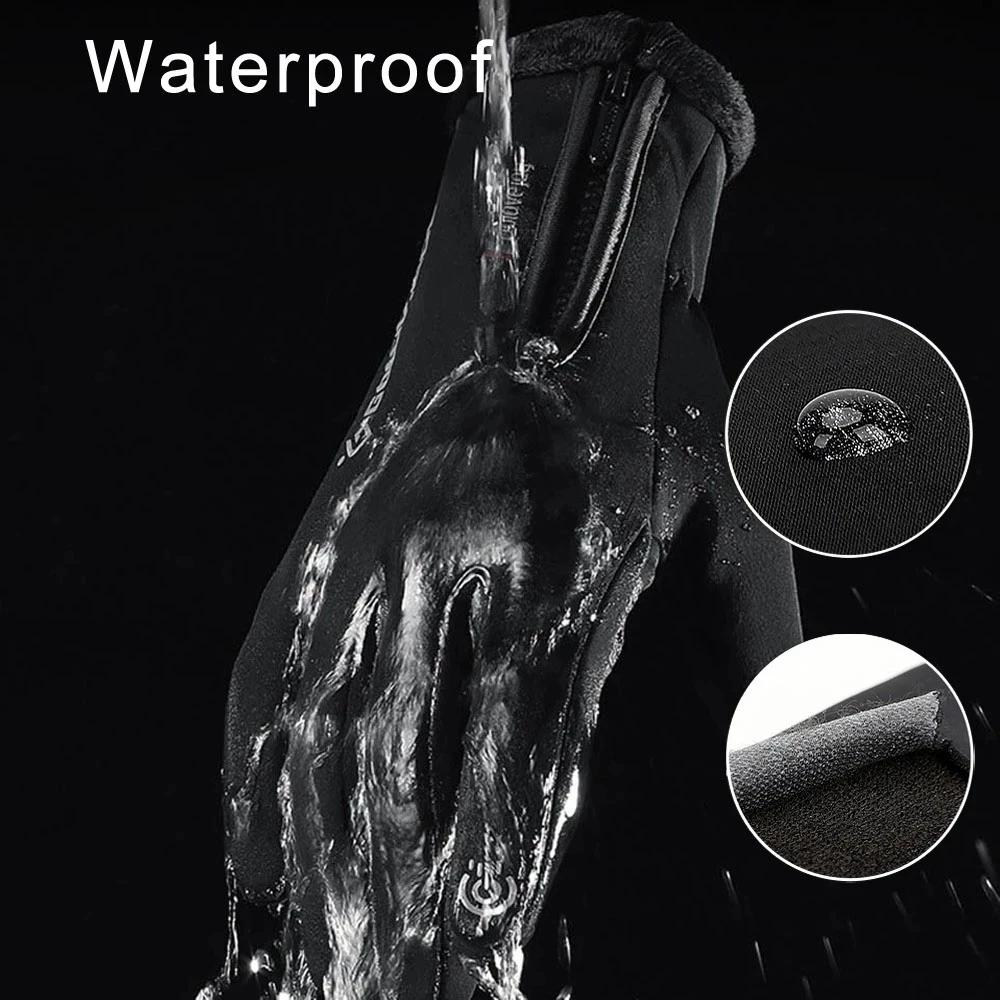 Gants pêche hiver 2 doigts flip imperméables velours chaud - protection pêche hommes femmes