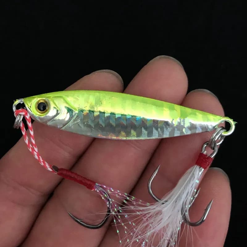 Leurre métal jigbait slow shaking pour la pêche du bord, leurre artificiel 7g à 60g en
