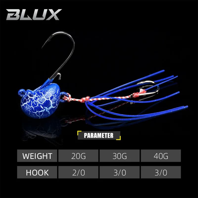 Leurre de pêche mer BLUX DEEP CONTROL UP 20g 30g 40g, leurre jig Tenya Madai Kabura