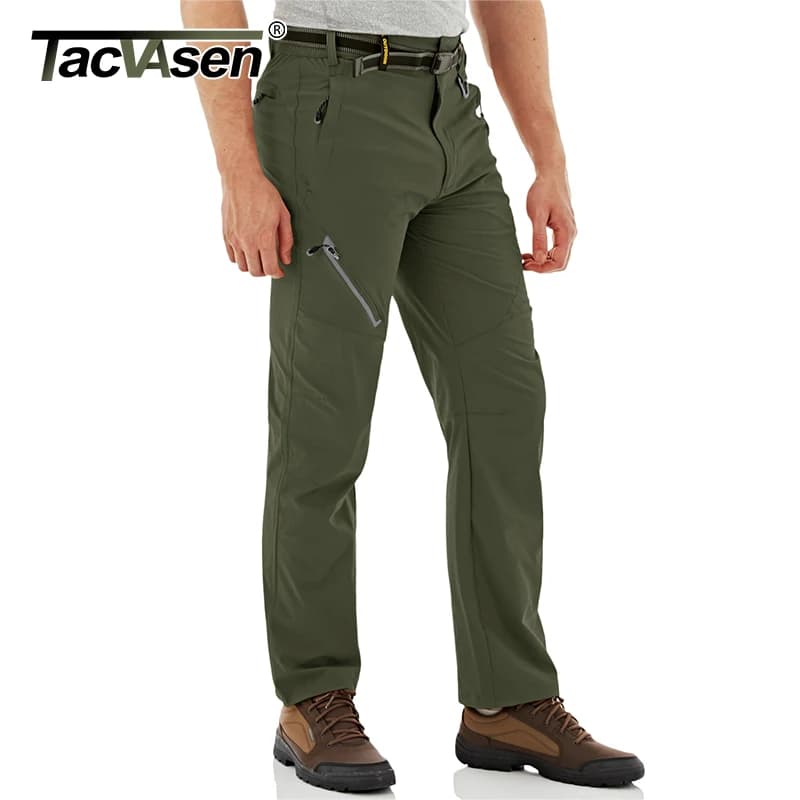 Pantalon hiking rapide séchage TACVASEN - léger pour pêche estivale et randonnée aquatique