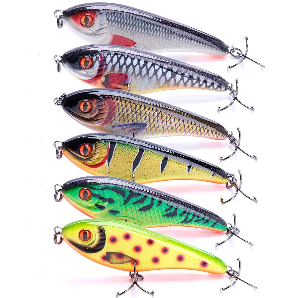 Leurre jerkbait 21g 9cm TREHOOK vibreur coulant - Wobbleur pour brochet avec système sonore