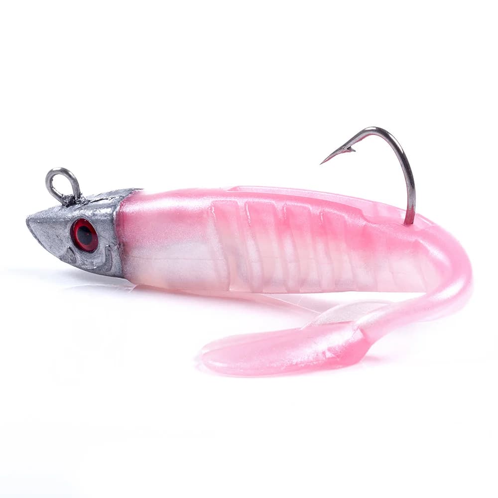 Têtes de jig HENGJIA 9cm15g 11cm25g - leurres souples silicone pour pêche mer et brochet