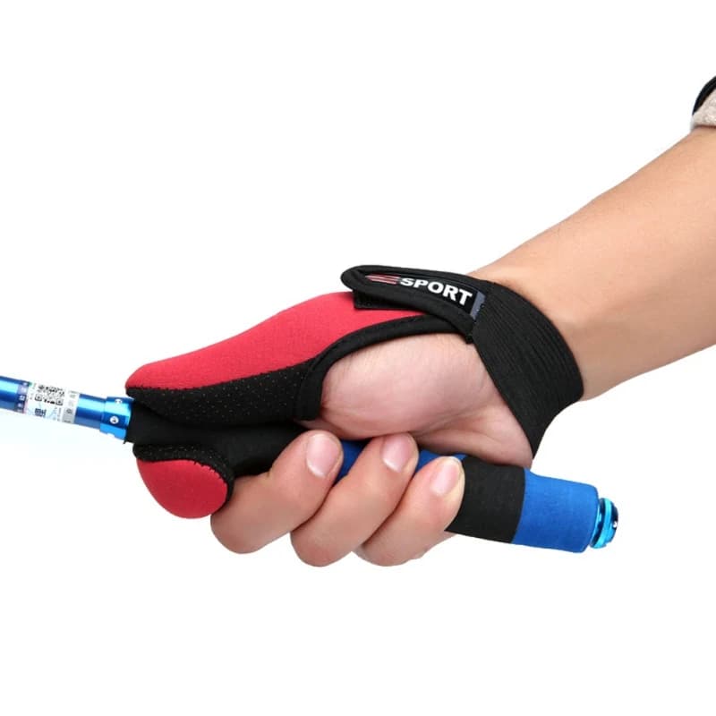 Gants de pêche 2 doigts anti-coupure et antidérapants, respirants pour la pêche de la carpe et extérieur