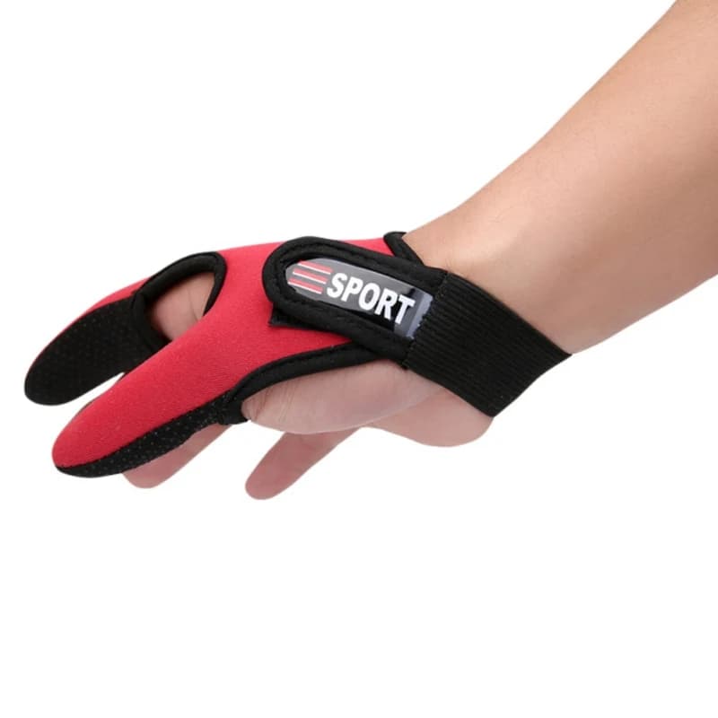 Gants de pêche 2 doigts anti-coupure et antidérapants, respirants pour la pêche de la carpe et extérieur