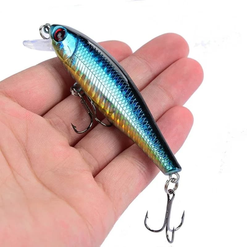 Leurre souple japonais 8.5cm pour brochet et perche, appât plongeant professionnel jerkbait