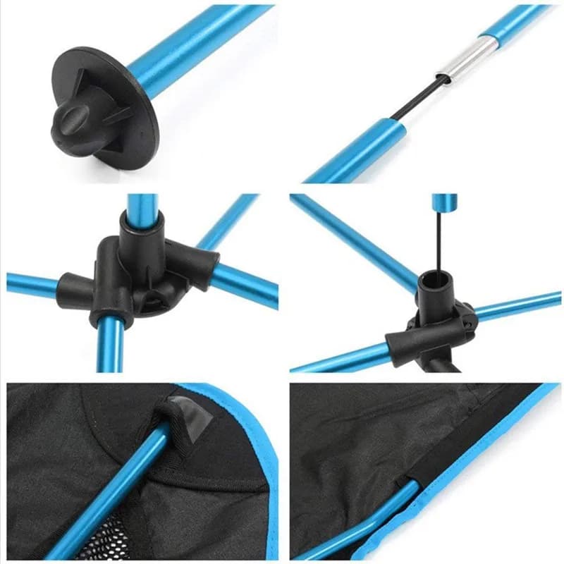 Chaise de plage pêche dossier long pliante portable pour pêche surfcasting et pêche depuis la plage