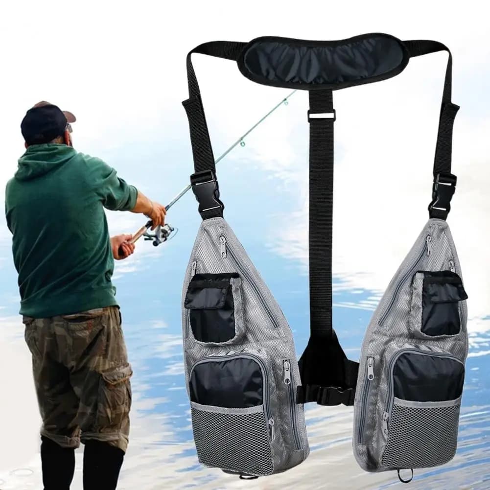 Veste de pêche légère respirante avec poches et côtés ouverts pour le trolling et multi-activités