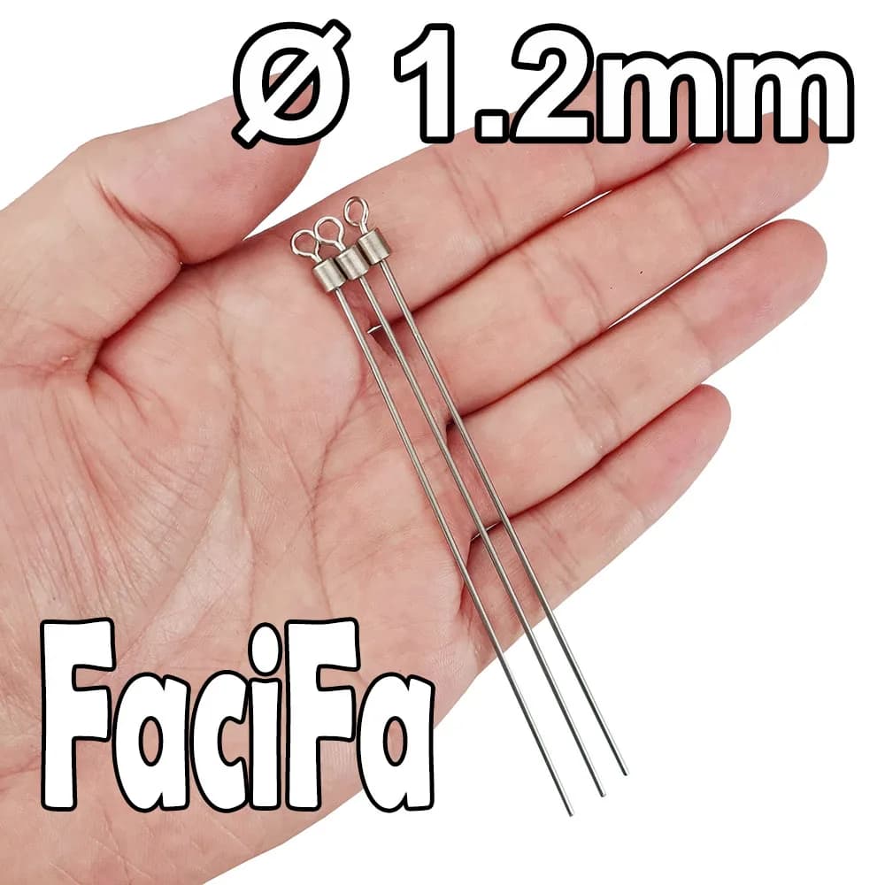 20 émerillons à roulement longue tige pour pêche à la grande canne montages fluides