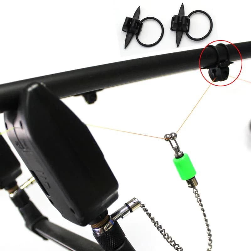 2 indicateurs d'alarme bobine pour pêche carpe - Swinger pour montage hair rig et méthode feeder