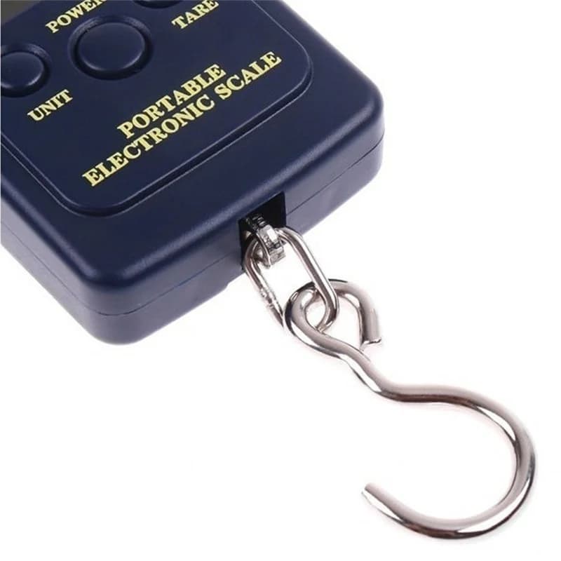 Mini balance digitale FLYSAND 40kg x 10g pour pêche et bagages - pèse-bagages électronique à crochet