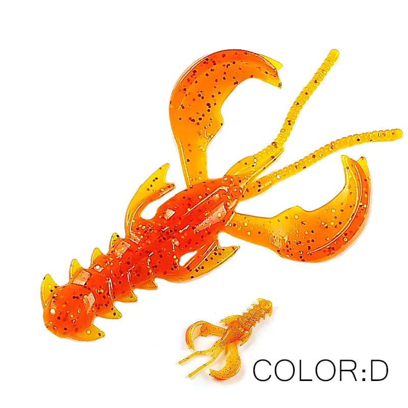 Leurre souple homard 65mm 40mm Supercontinent CRAZY avec odeur crevette pour pêche en mer
