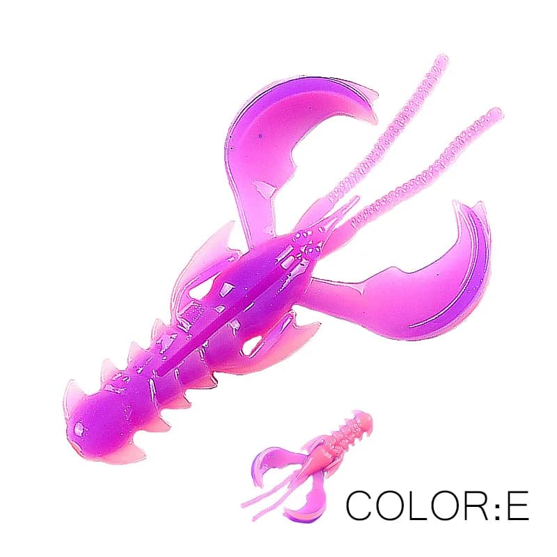 Leurre souple homard 65mm 40mm Supercontinent CRAZY avec odeur crevette pour pêche en mer