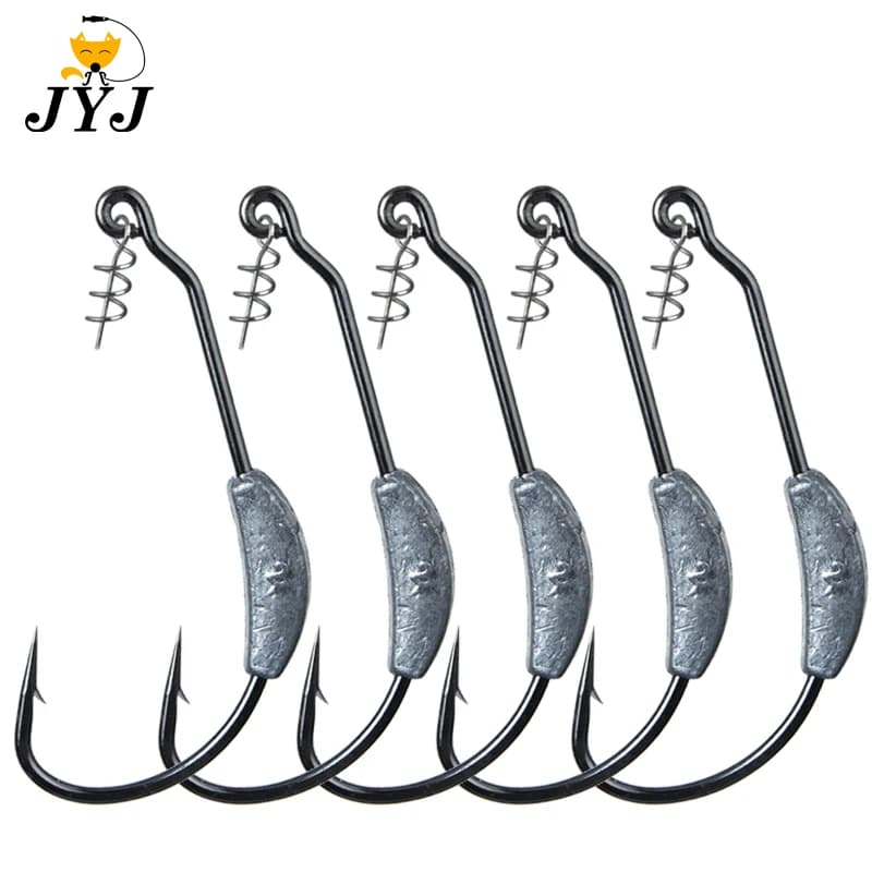 Hameçons Exposed Jig Crank Head 2g à 9g pour Texas Rig - Hameçons offset à barbillon