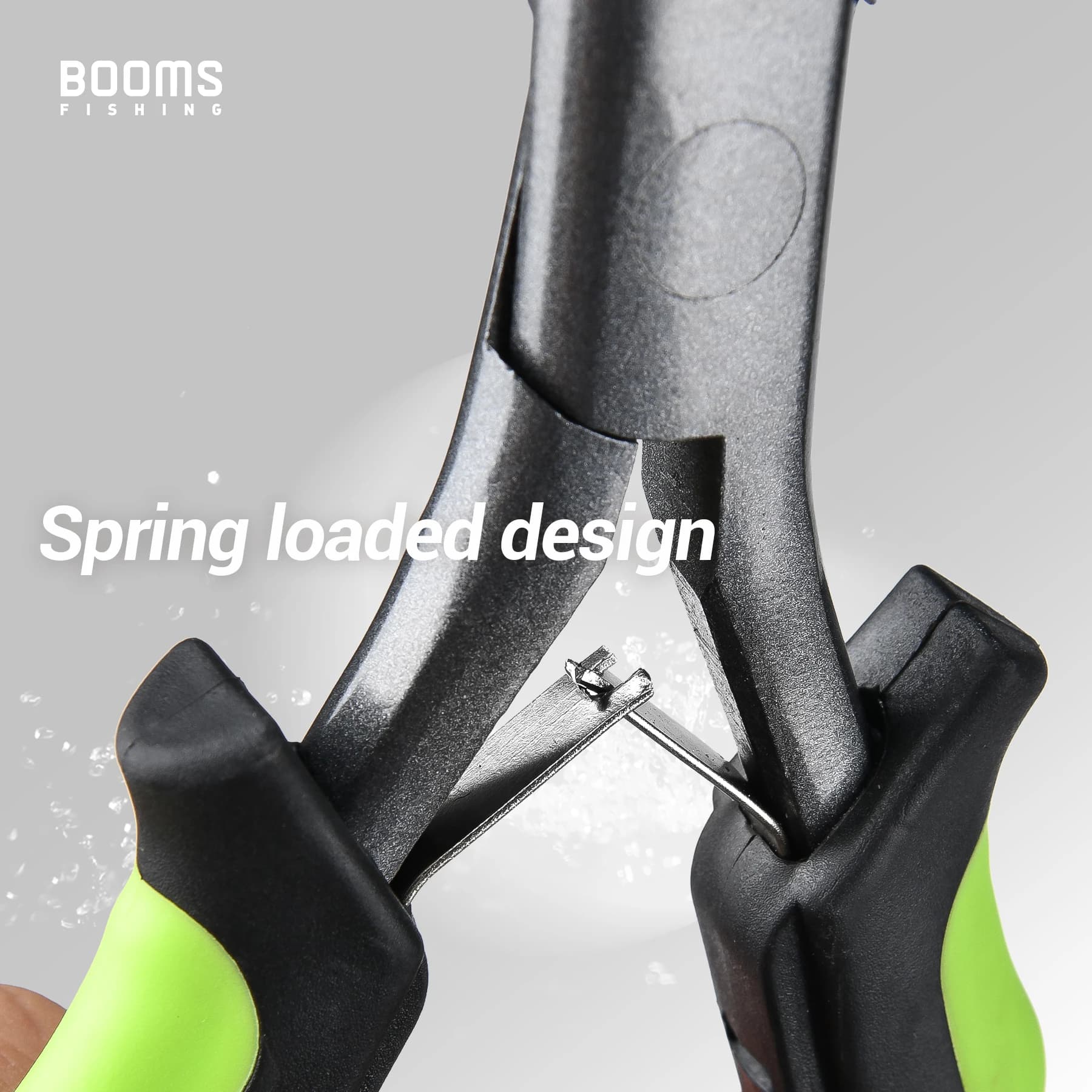 Pince F03 Booms Fishing 23cm en acier inoxydable avec bec long et coupe-fil - Outil professionnel pêcheur