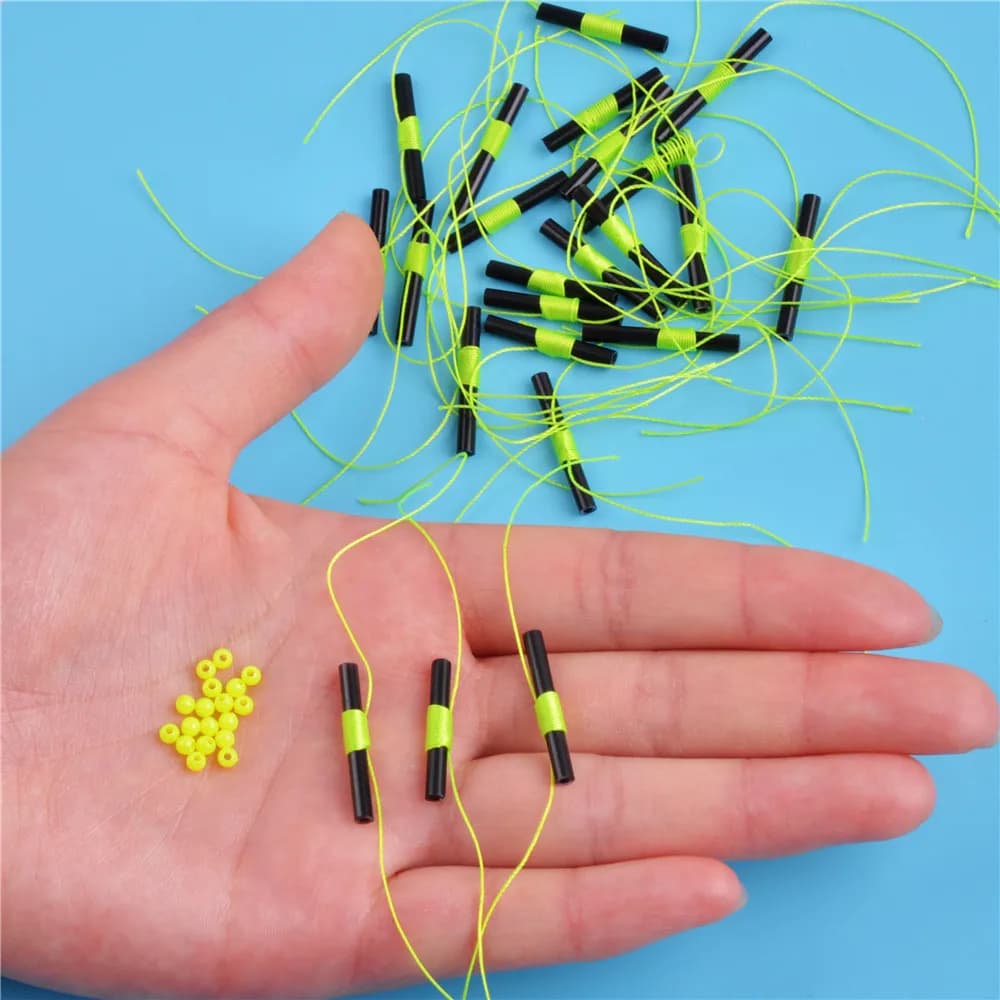 50 stops bobber pour flotteurs coulissants - Arrêts flotteurs pêche eau salée accessoires