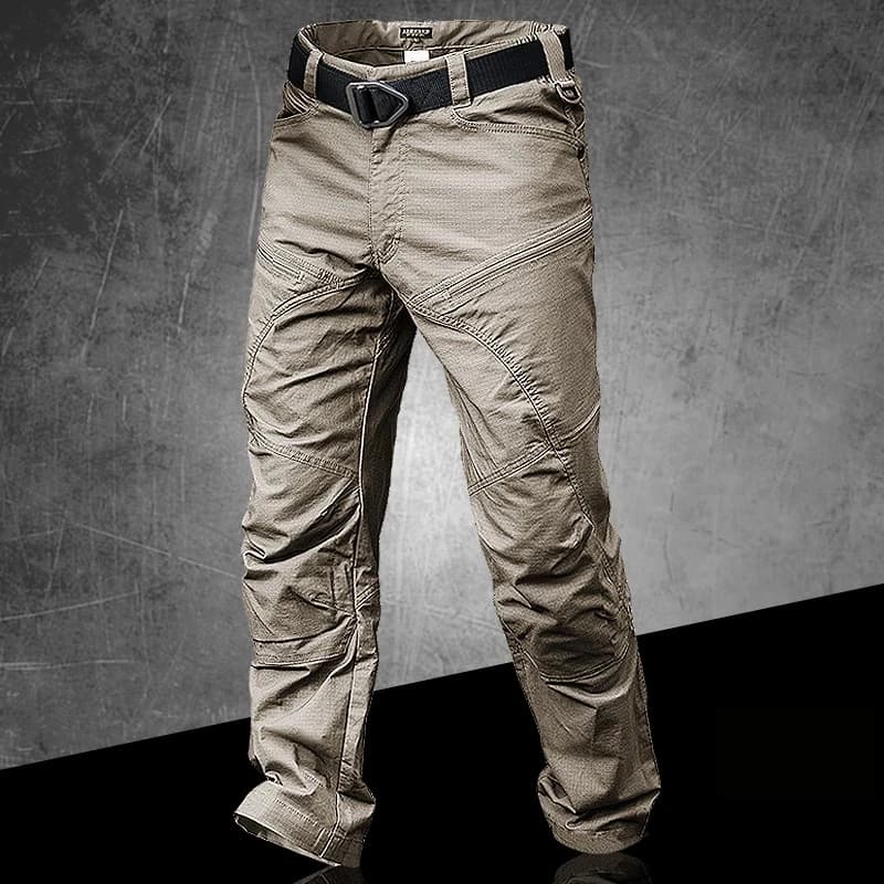 Pantalon cargo homme waterproof pêche randonnée - Élastique jogger trekking résistant aux intempéries