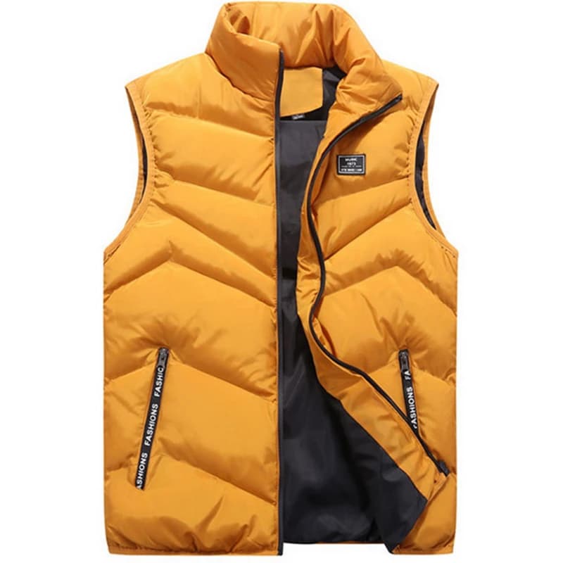 Veste sans manches homme grande taille 8XL en coton épais, manteau décontracté et gilet matelassé