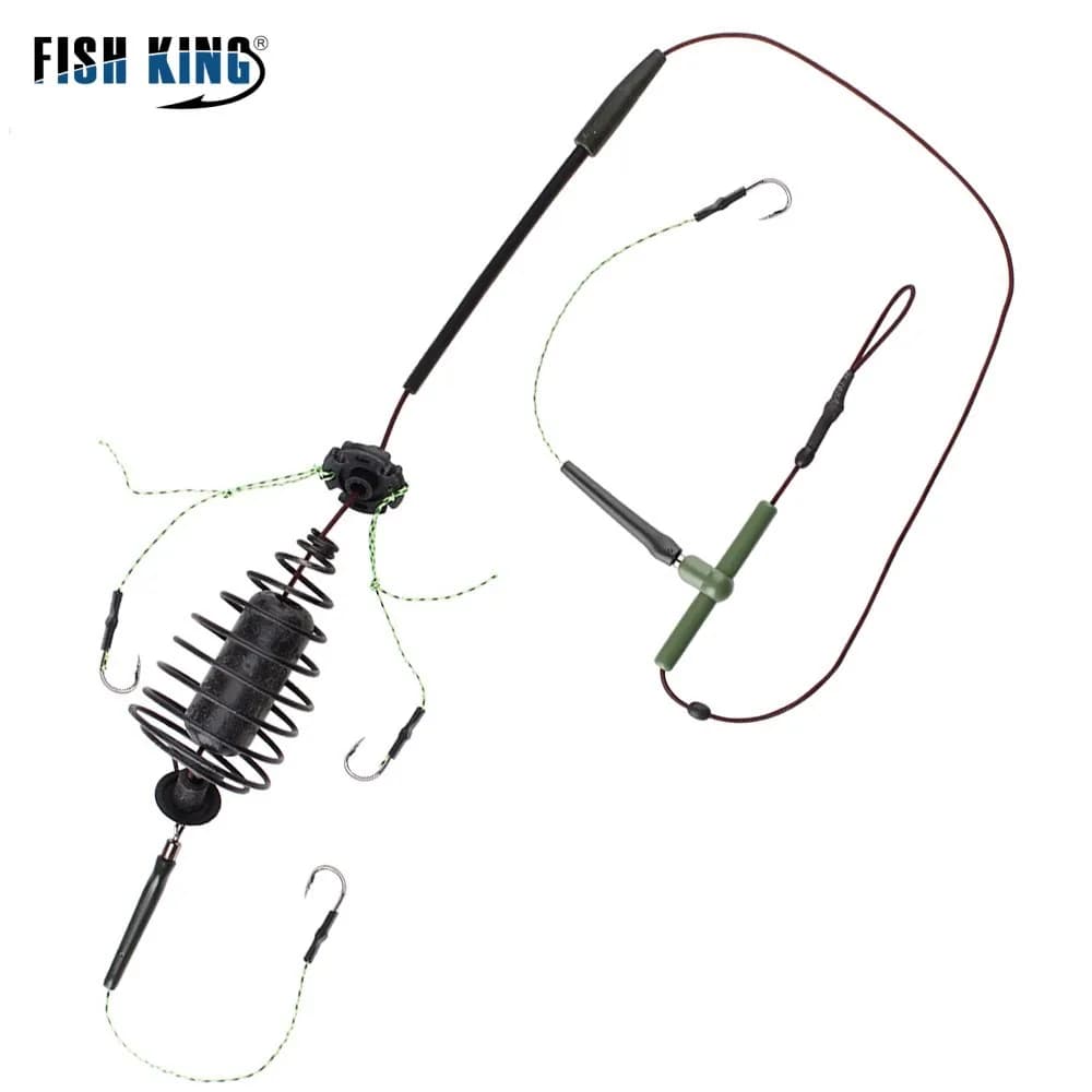 Cage amorce feeder carpe 30-80g en acier haute résistance - leurre coulant et accessoires pêche