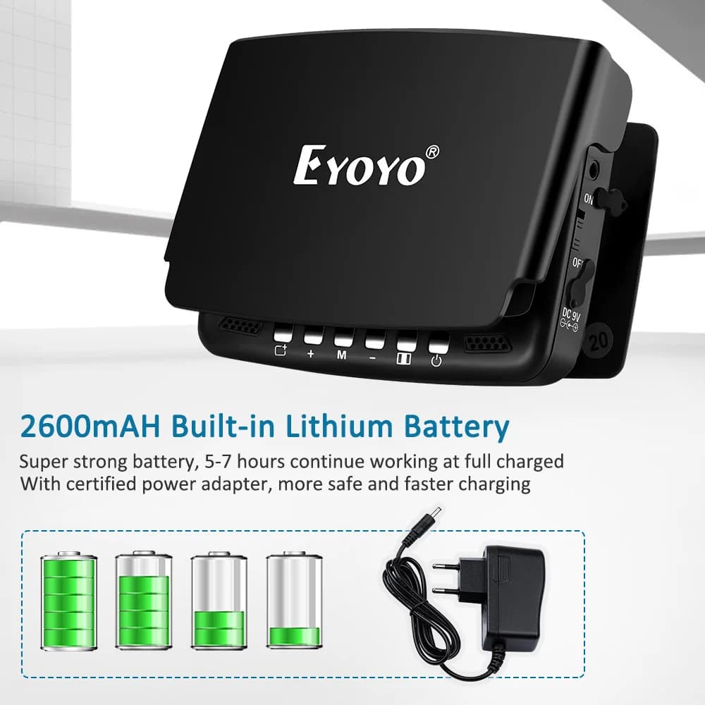 Caméra de pêche sous glace Eyoyo EF43A 4.3 pouces avec enregistreur DVR et 8 LEDs infrarouges