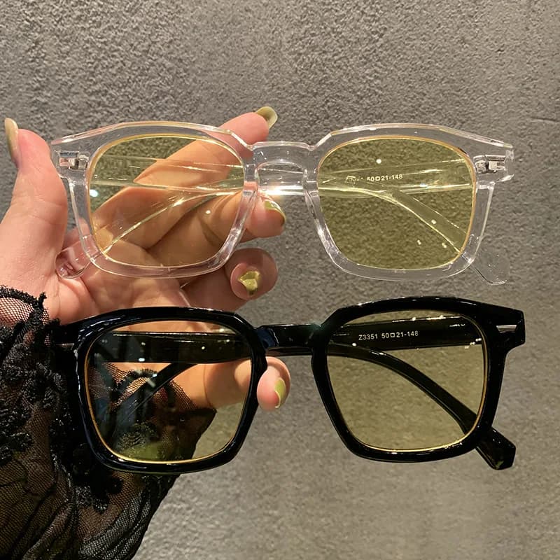 Lunettes de soleil homme femme RMM polygonales carrées mode rétro hip hop pour pêche et outdoor