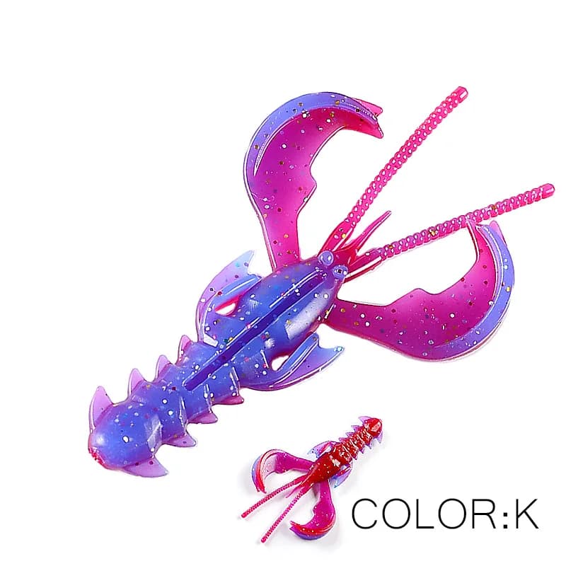 Leurre souple homard 65mm 40mm Supercontinent CRAZY avec odeur crevette pour pêche en mer