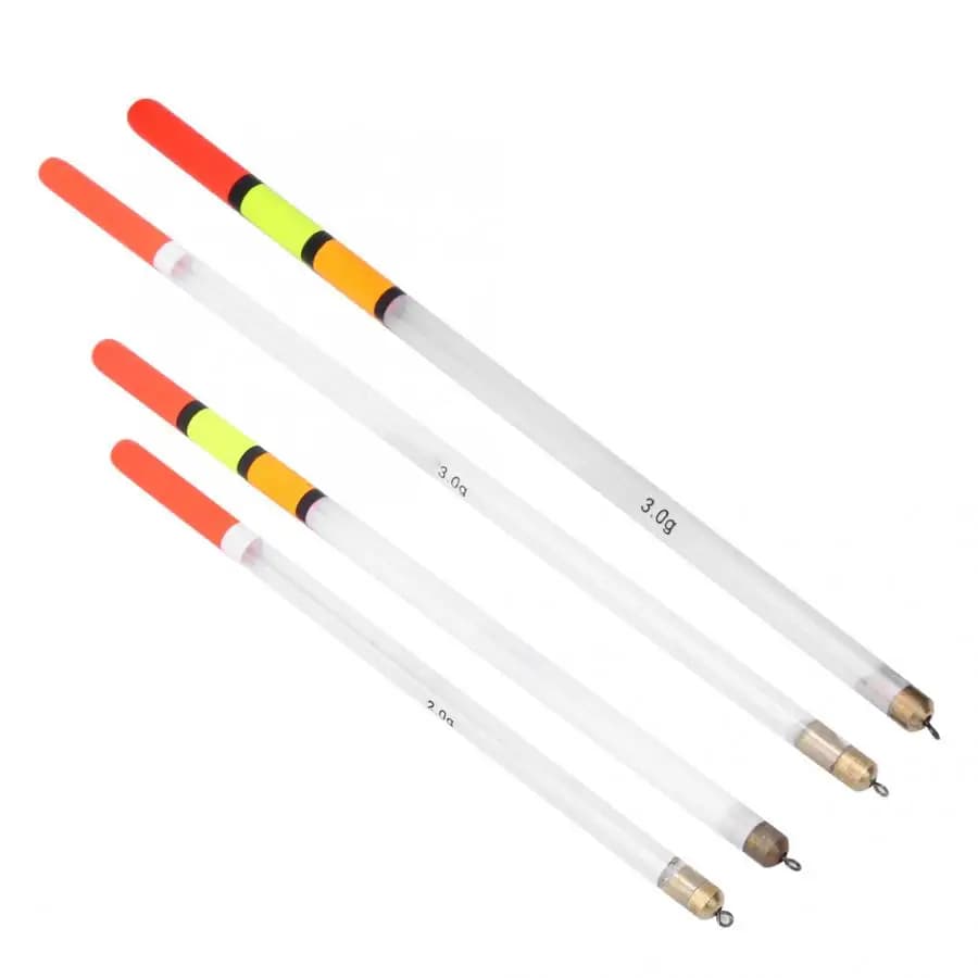 Lot de 10 flotteurs creux 2g à 3g pour pêche à la carpe - tubes multifonctions pour appâts flottants