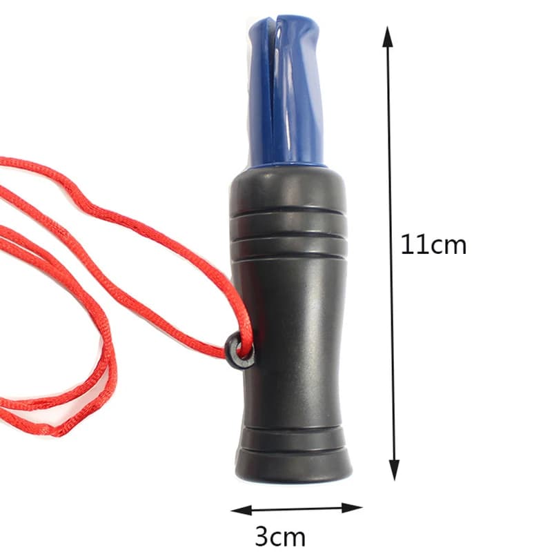 Sifflet chasse PVC pour canard faisan oie sauvage - Accessoire chasseur et leurres