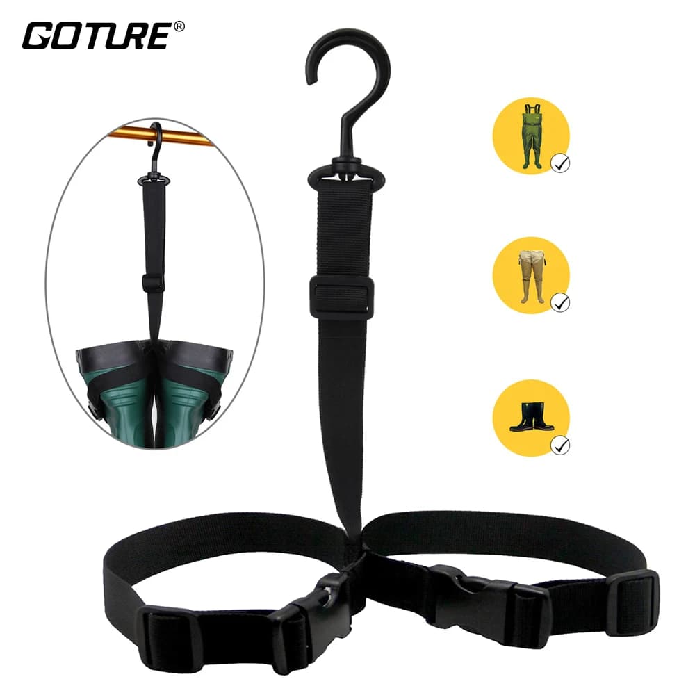 Porte-bottes séchage waders pêche Goture support séchoir équipement waders poitrine hanches bottes pluie