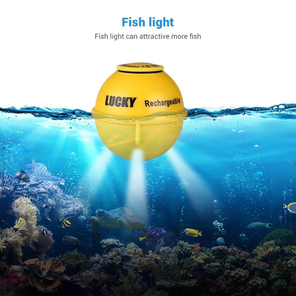 Détecteur poissons sans fil Lucky FF718LIC-WLA sonar 45m/147 pieds échosondeur pêche mer lac rivière