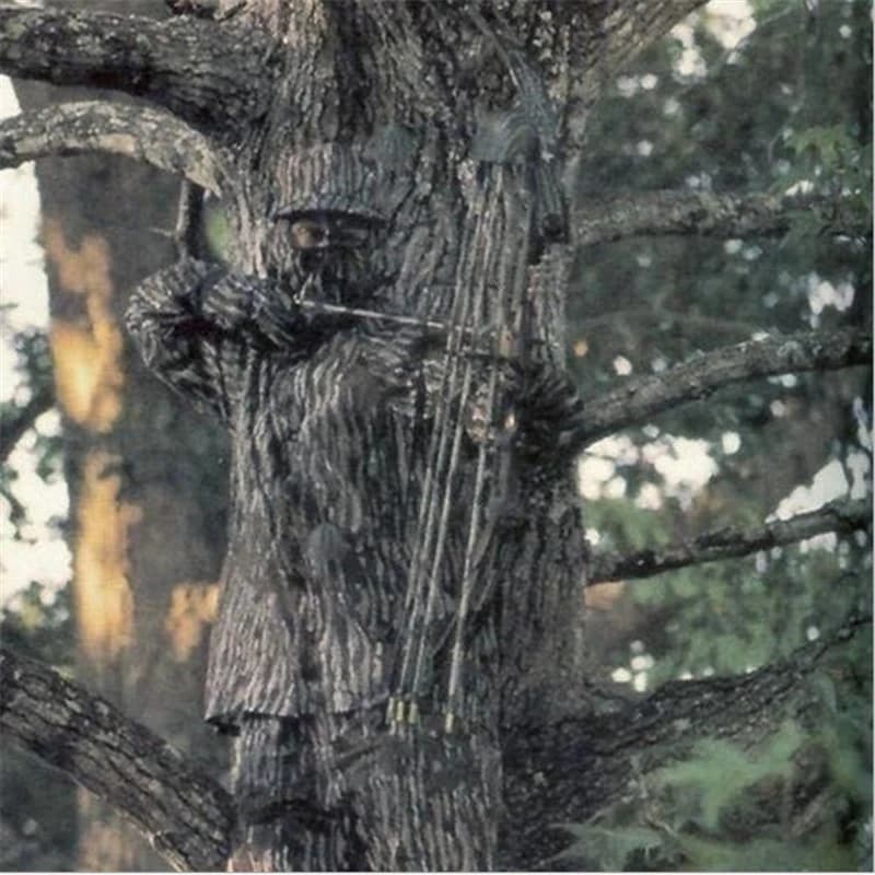 Combinaison camouflage bionique pour observation ornithologique et pêche au leurre été automne