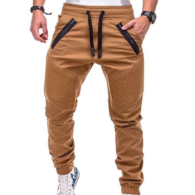 Pantalon jogger cargo homme pêche - Confort sportswear multi-poches pour pêche loisir détente