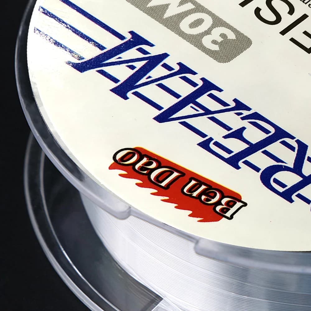 Ligne de pêche monofilament nylon Japon extra résistante 30M pour brème carpe et mer 0.08-0.30mm