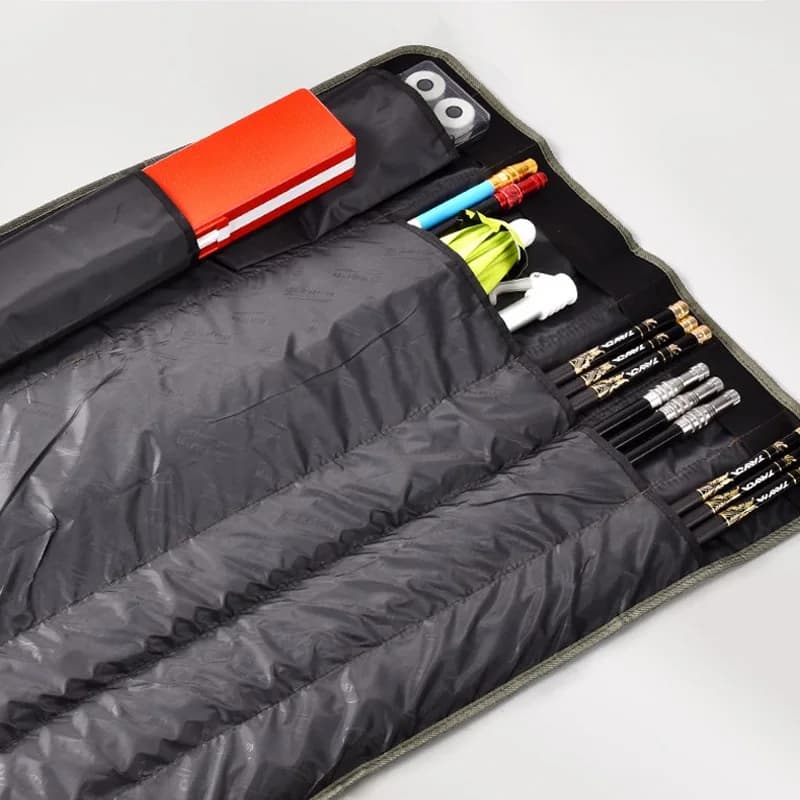 Sac canne à pêche imperméable 120cm à 150cm - Étui roulant pour matériel de pêche avec parapluie