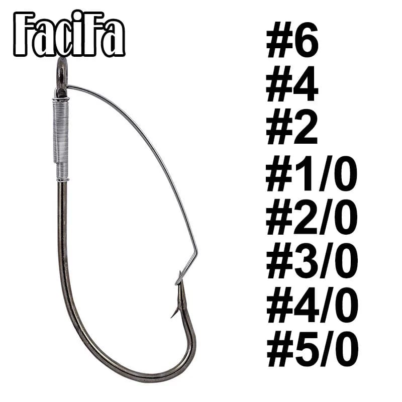 20 hameçons weedless wacky rig acier carbone - pêche black bass carpe sans accrocs
