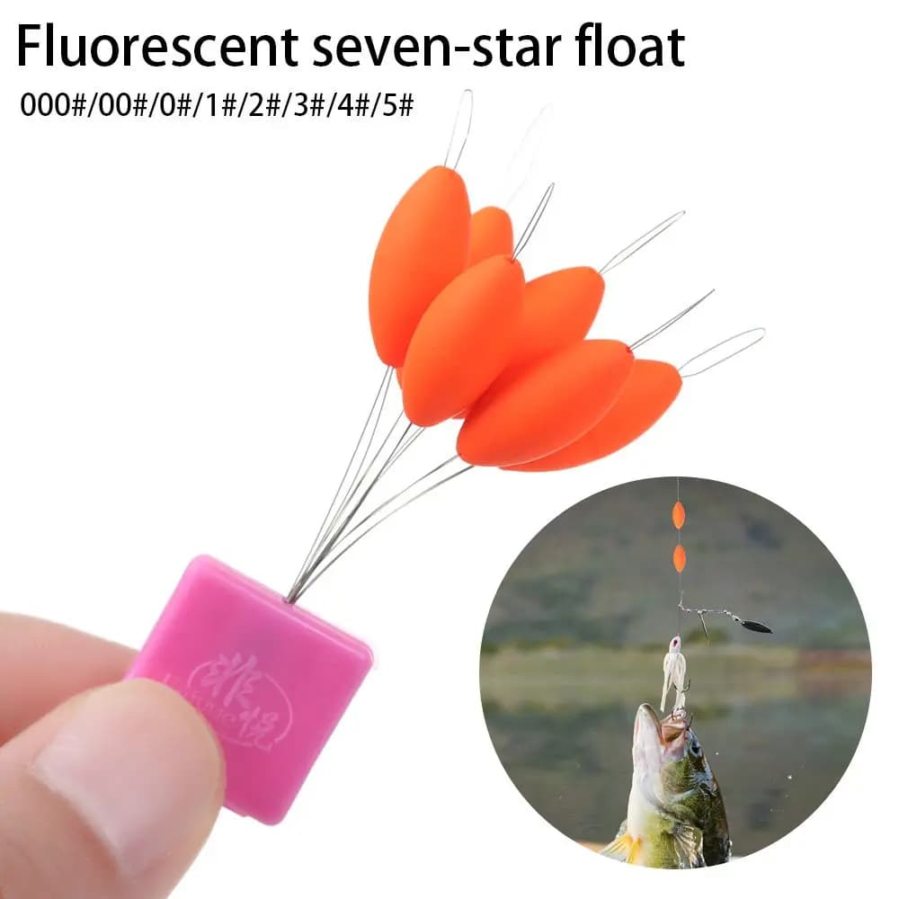 Flotteur pêche olive professionnel durable Crucian Carp Line Group - 7 flotteurs pour carpe