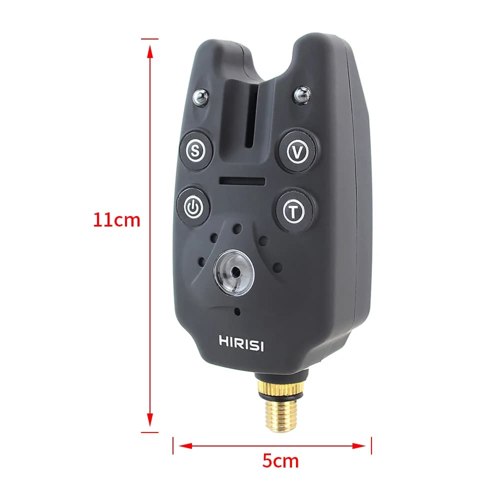 Alarme carpe B1101 avec réglage volume, tonalité, sensibilité et indicateur LED lumineux