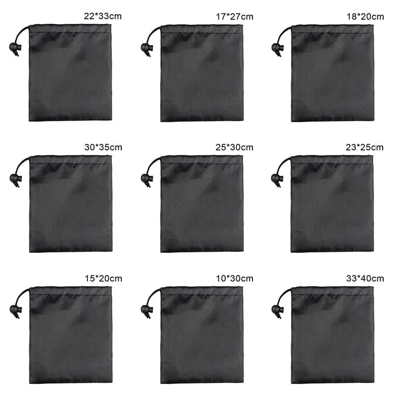 Pochette de rangement étanche nylon à cordon - Sac multifonction voyage sport chaussures sous-vêtements