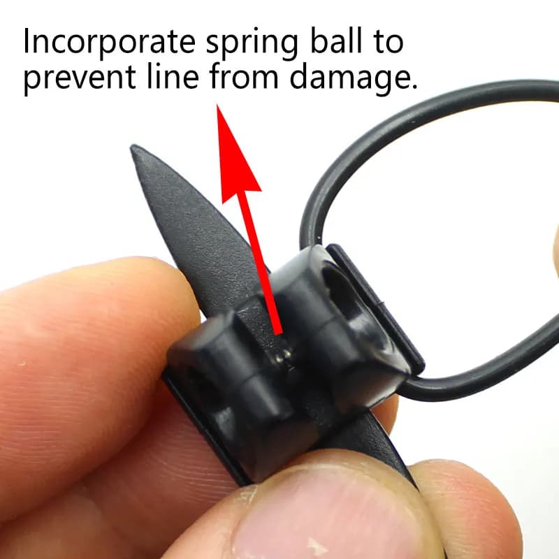 2 indicateurs d'alarme bobine pour pêche carpe - Swinger pour montage hair rig et méthode feeder