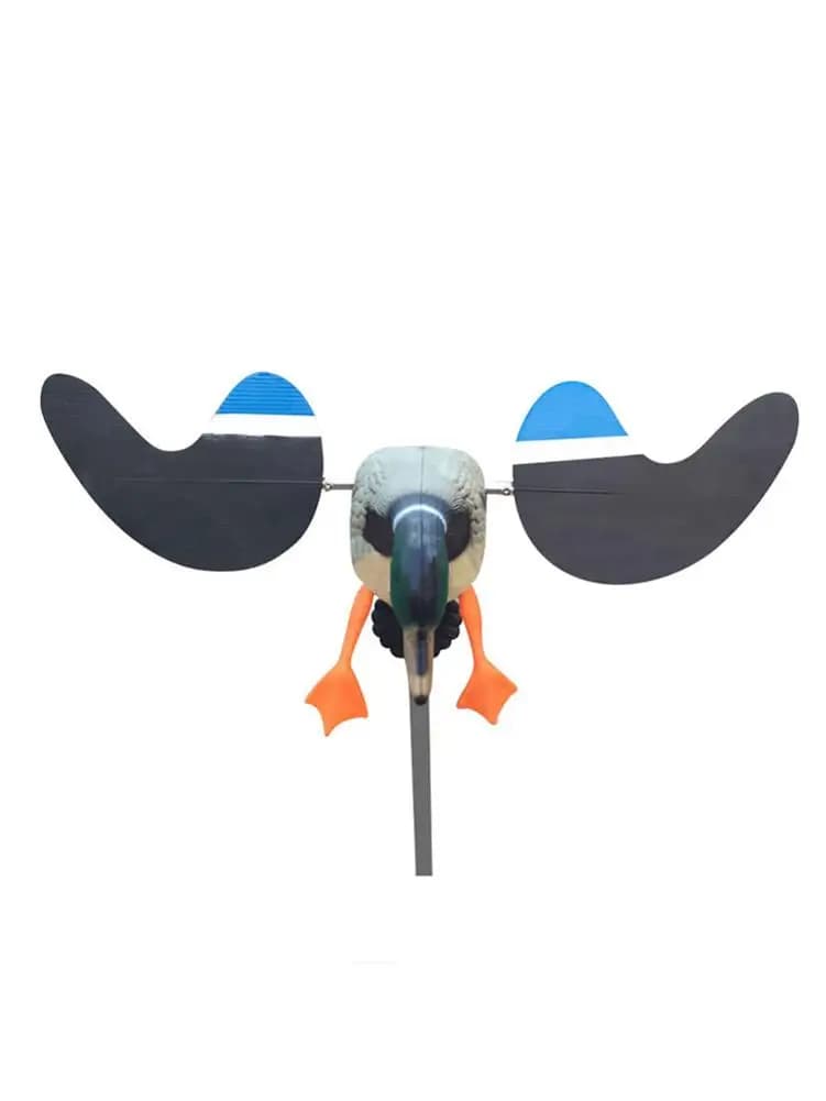 Leurre canard électrique ou éolien avec mouvement pour jardin arrière-cour appât chasse extérieur