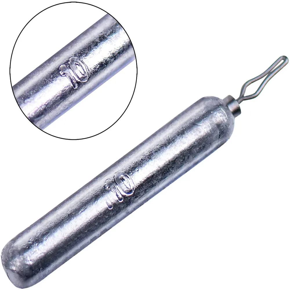 Lot de 10 plombs Drop Shot pour la pêche, poids de 3.5g à 20g, accessoires montage