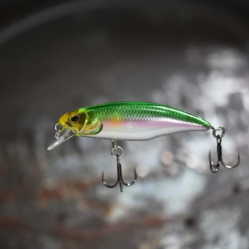 Leurre dur professionnel jerkbait 52mm pour brochet perche, leurre nageur sinking minnow appât carnassier