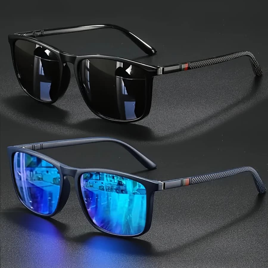 Lunettes de pêche polarisées vintage luxe pour homme et femme - Protection UV400 optimale