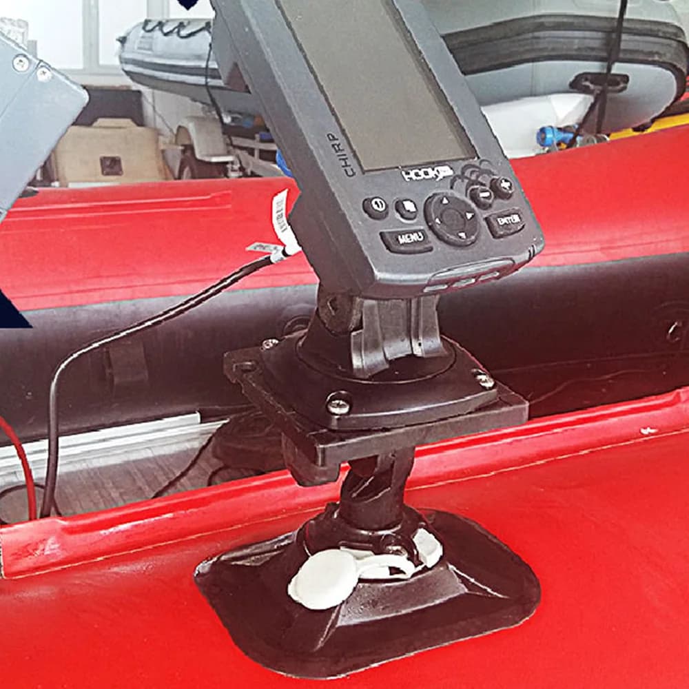 Support de sondeur poissons rotatif 360° - Montage ajustable pour bateau gonflable et kayak