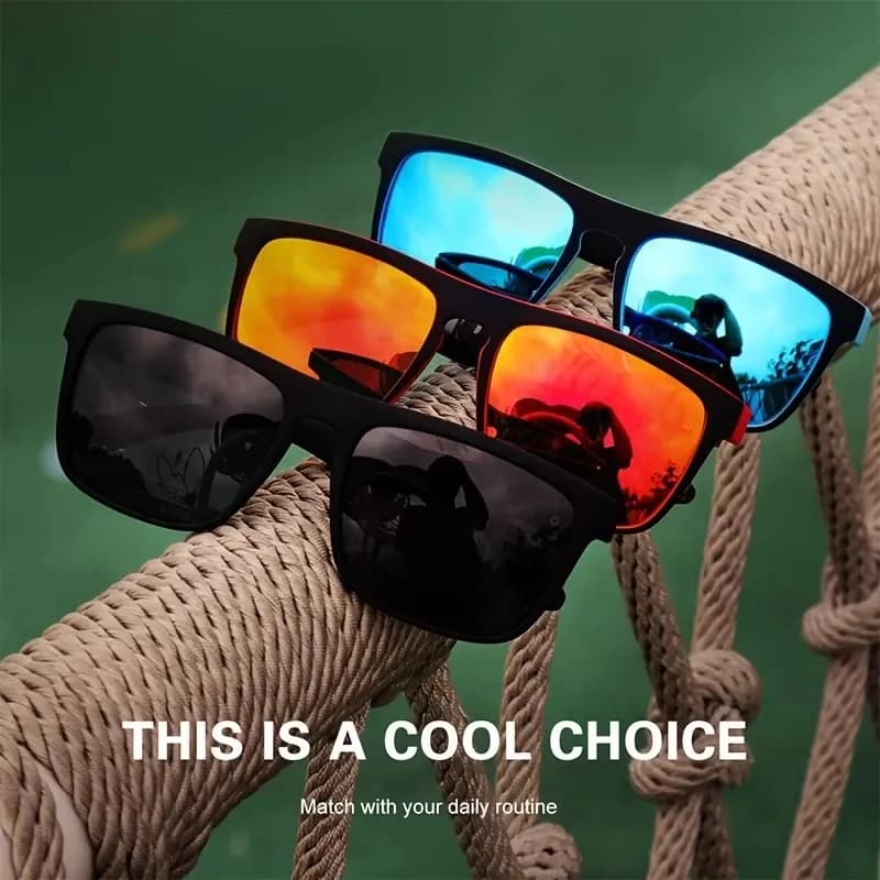 Lunettes de soleil vintage polarisées pêche homme femme - UV400 luxe marque designer conduite
